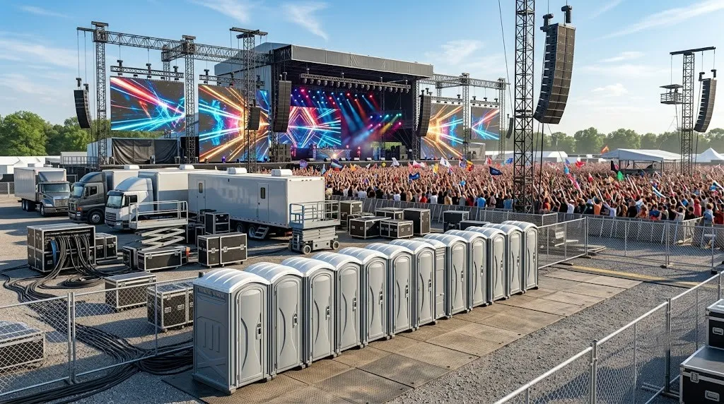 Concert Restroom Rental in Philadelphia, PA
